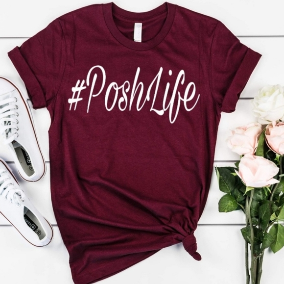 WYWS Tops - #Poshlife Tee Last XL